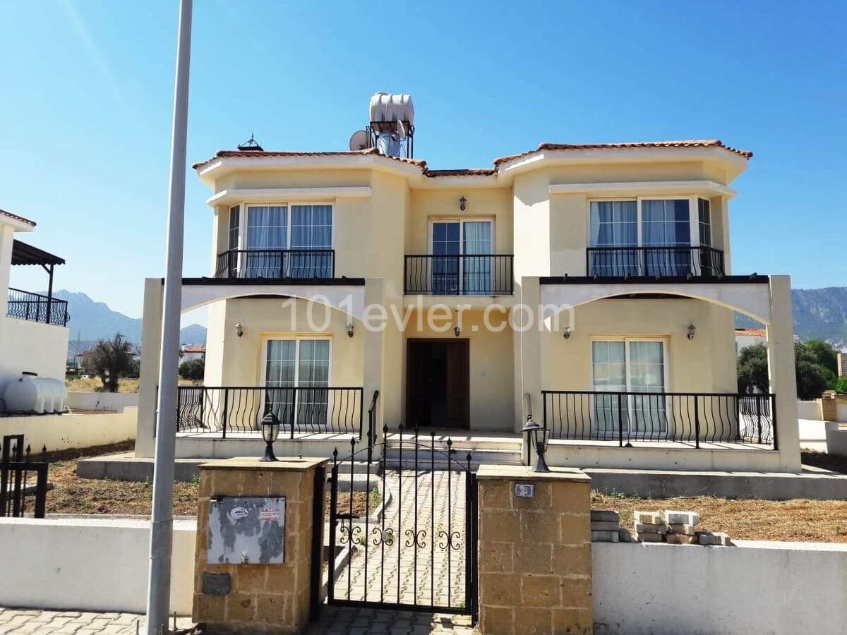 OPPORTUNITIES SERIES✨…GIRNE ÇATALKÖY REGION AGAINST ELEXUS 3+1 FULLY FURNISHED DUPLEX VILLA FOR RENT ** 