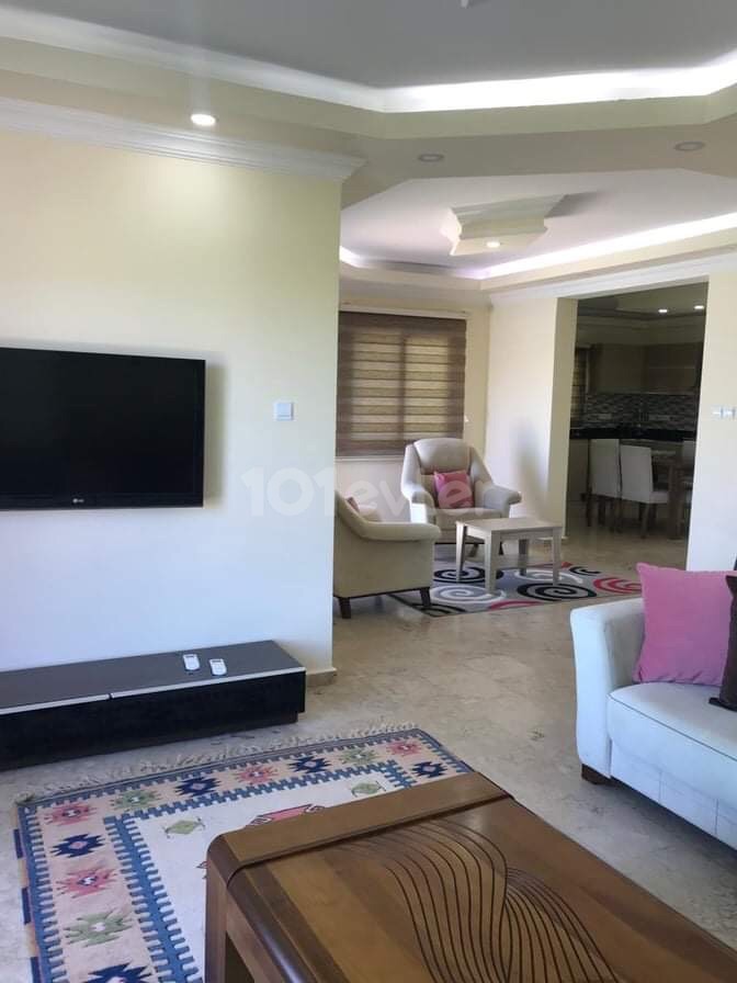 3+1 FULLY FURNISHED DUPLEX VILLA FOR RENT IN ALSANCAK, THE PEARL OF KYRENIA, WITH A WONDERFUL VIEW ** 