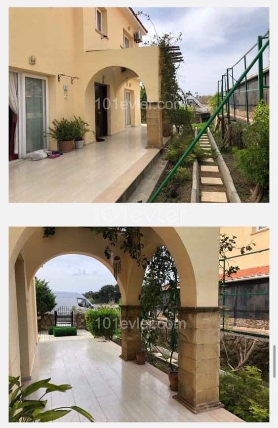 FOR THE LAND PRICE✨… 3+1 DUPLEX FURNISHED VILLA OF 200m2 SUITABLE FOR SALE EQUIVALENT LOAN WITHIN 1 DECT OF LAND IN ALSANCAK, KYRENIA ** 