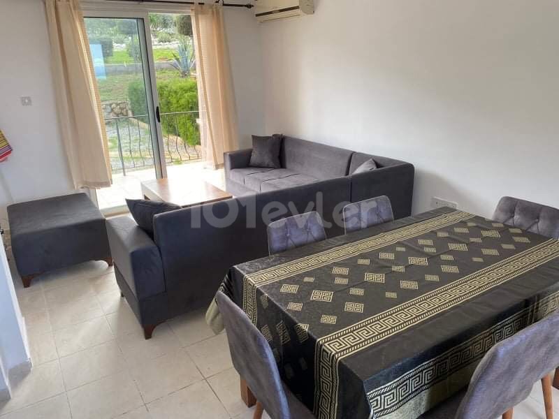 OPPORTUNITY...2+1 FULLY FURNISHED GROUND FLOOR APARTMENT IN EDREMIT, THE PEARL OF KYRENIA, OFFERING 2 SWIMMING POOLS AND A PRIVATE LARGE GARDEN-BARBECUE FOR YOUR HOME ** 