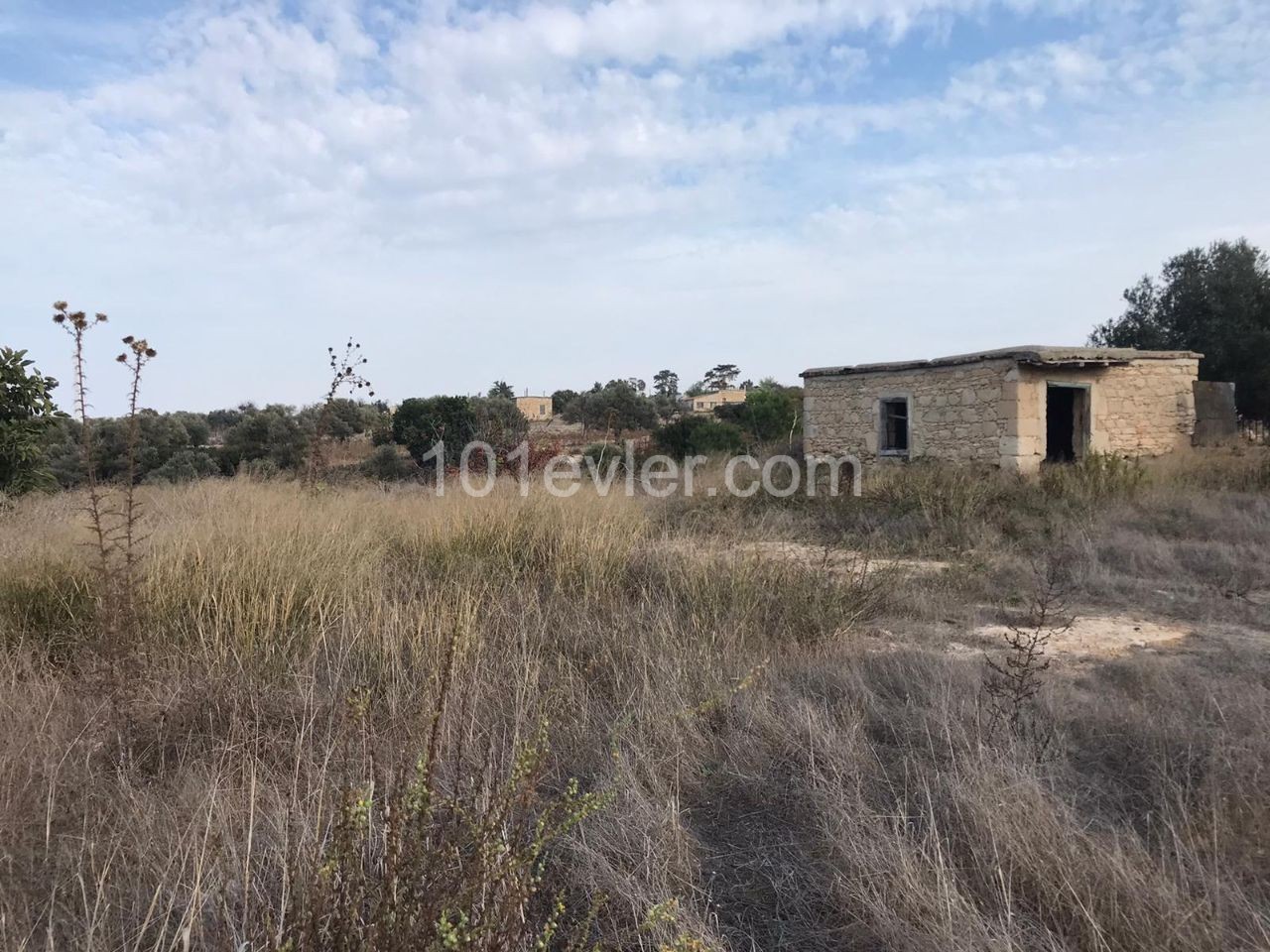 3 Old Houses with Sea View in Sipahi, 6 Decares of Land for Sale, 1 House ** 