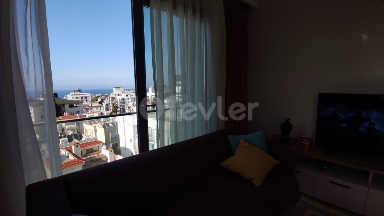 3 + 1 Apartments for Sale with Full Furniture in the Center of Kyrenia, Overlooking the Sea ** 