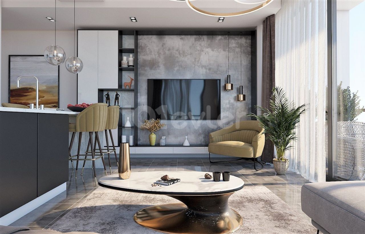 A PENTHOUSE FOR 78,000 POUNDS AT AN UNMISSABLE PRICE IN YENIBOGAZ. IT IS BUILT WITH 1ST CLASS MATERIALS 600 METERS FROM THE SEA. DELIVERY DATE October 2022 ** 