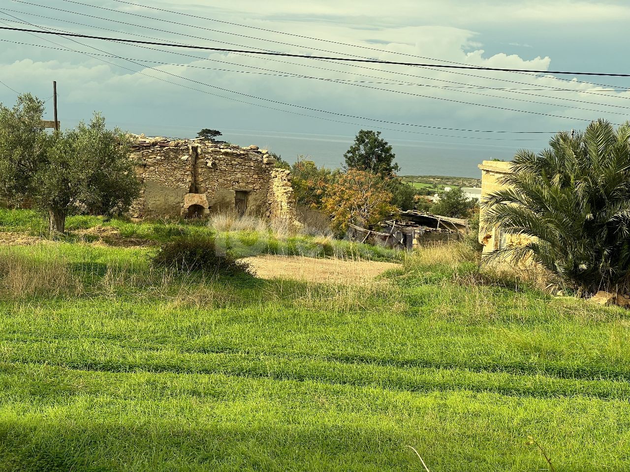 2 Hektar Land zu verkaufen im Dorf in Yeni Erenköy 