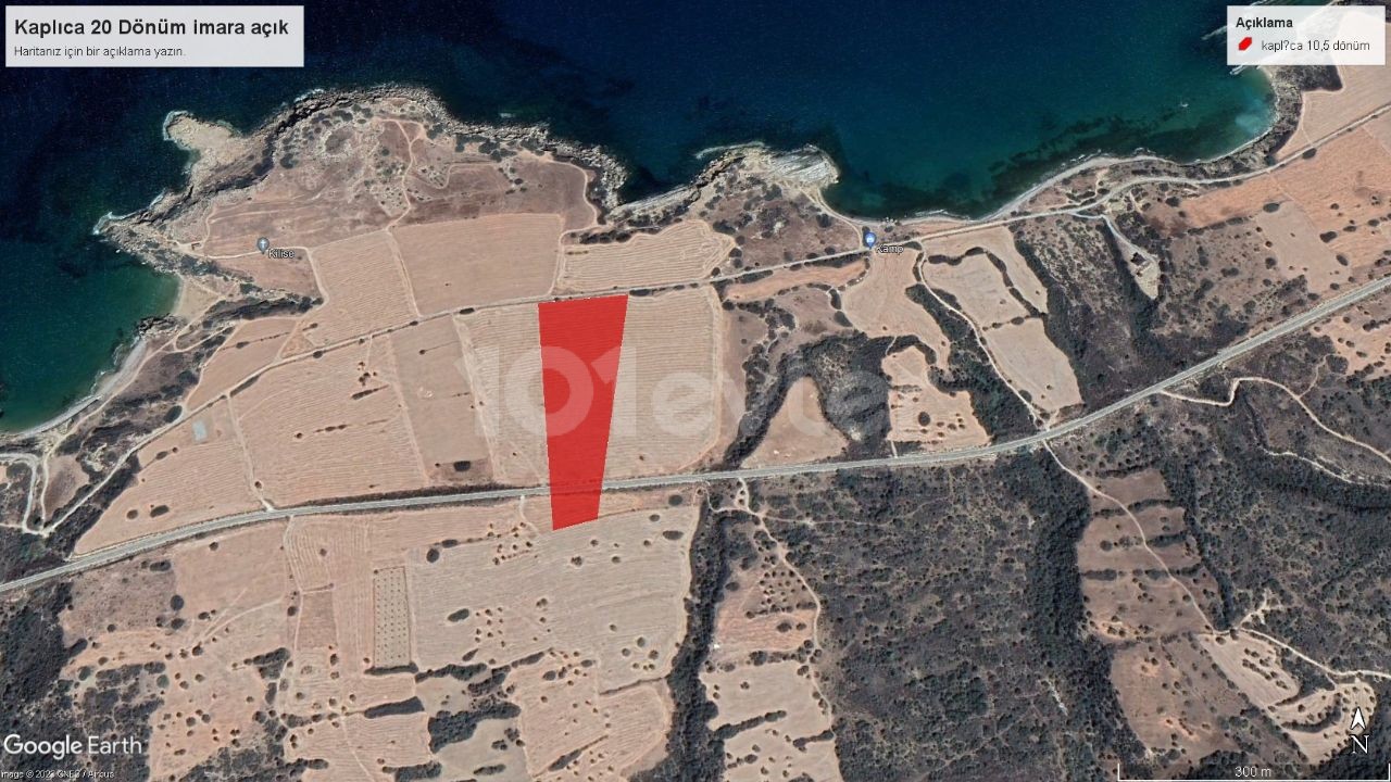 UNMISSABLE INVESTMENT 20 ACRES OF LAND OPEN TO DEVELOPMENT IN ISKELE KAPLICADA ** 