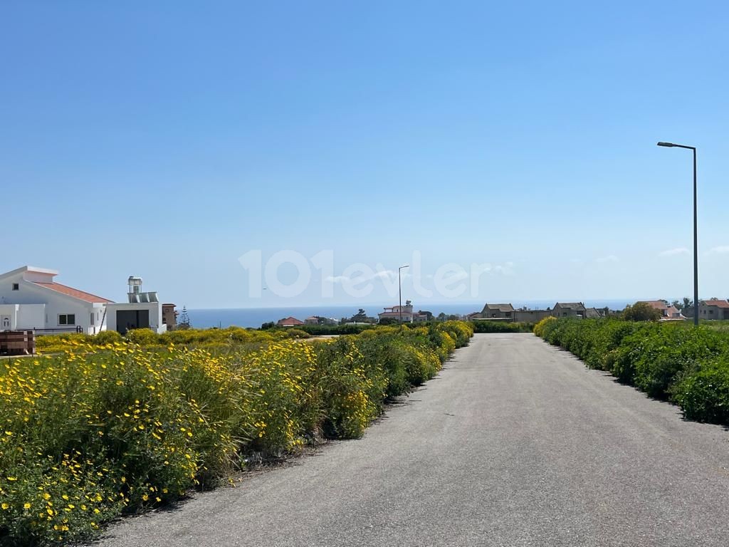 Grundstück mit Meerblick in Iskele Bogaztepe