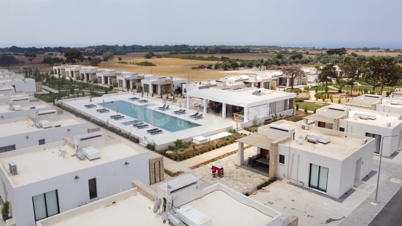 2+1 furnished villa for sale in a perfect site where green and blue meet in Dipkarpaz