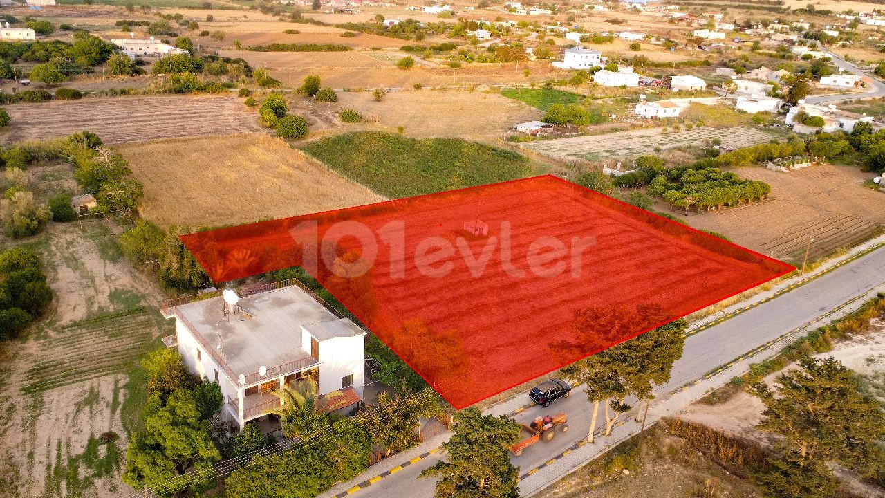 LAND FOR SALE IN DIPKARPAZ, WITH 2 DECORATIONS OF 3 HOUSES