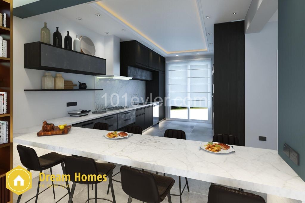 3+1 Villa zum Verkauf in Kyrenia Alsancak ** 