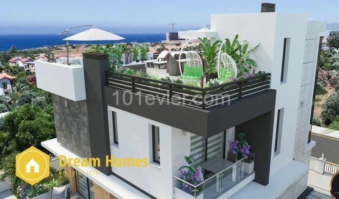 Kıbrıs Girne Çatalköy'de Satılık 4+1 Villa