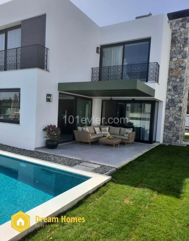 Luxury Villas For Sale With Mountain and Sea Views In Kyrenia Zeytinlik Cyprus