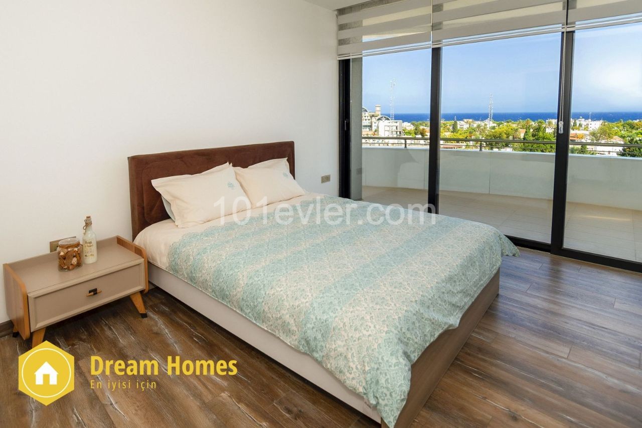 2+1 Apartment for Rent with Magnificent Mountain and Sea Views in Kyrenia Central Cyprus ** 