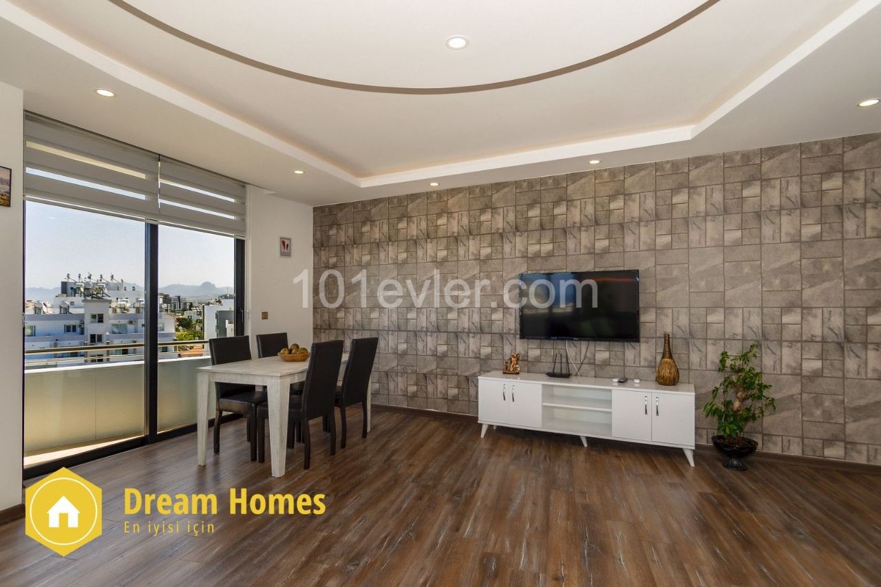 2+1 Apartment for Rent with Magnificent Mountain and Sea Views in Kyrenia Central Cyprus ** 