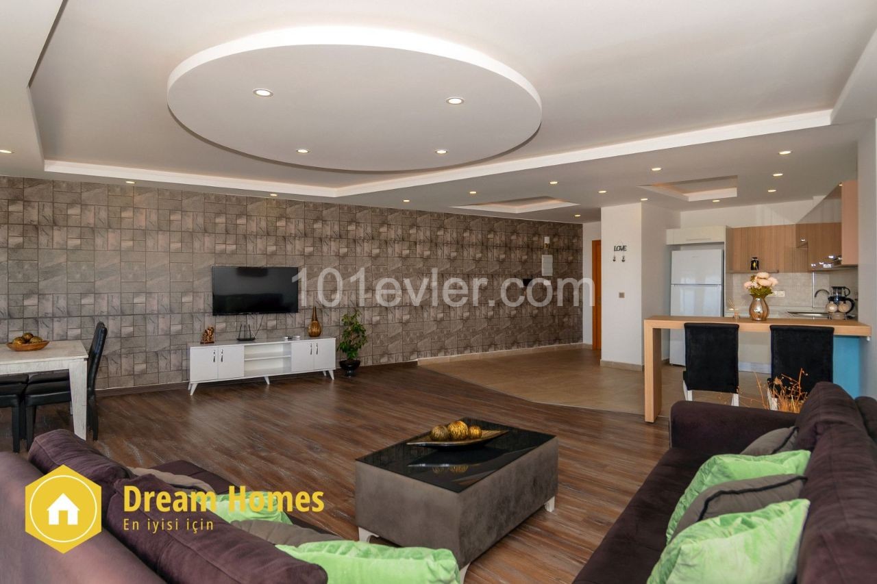 2+1 Apartment for Rent with Magnificent Mountain and Sea Views in Kyrenia Central Cyprus ** 