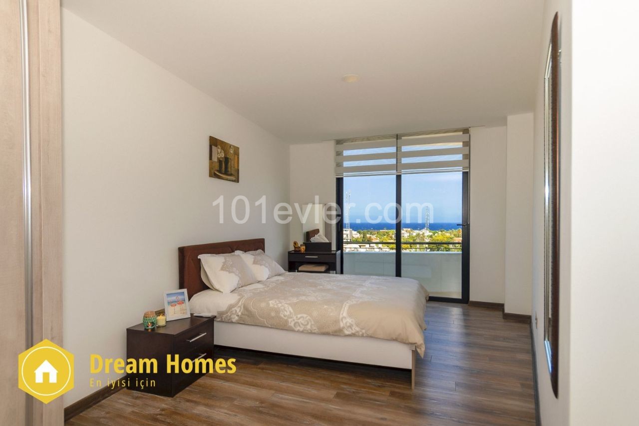 2+1 Apartment for Rent with Magnificent Mountain and Sea Views in Kyrenia Central Cyprus ** 