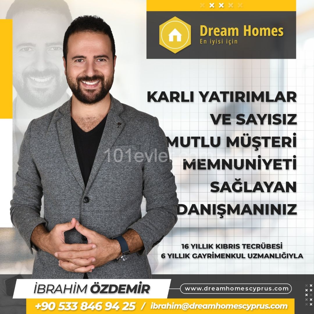 KIBRIS GİRNE ALSANCAK'TA 160 m2  3+1 LÜKS DAİRELER