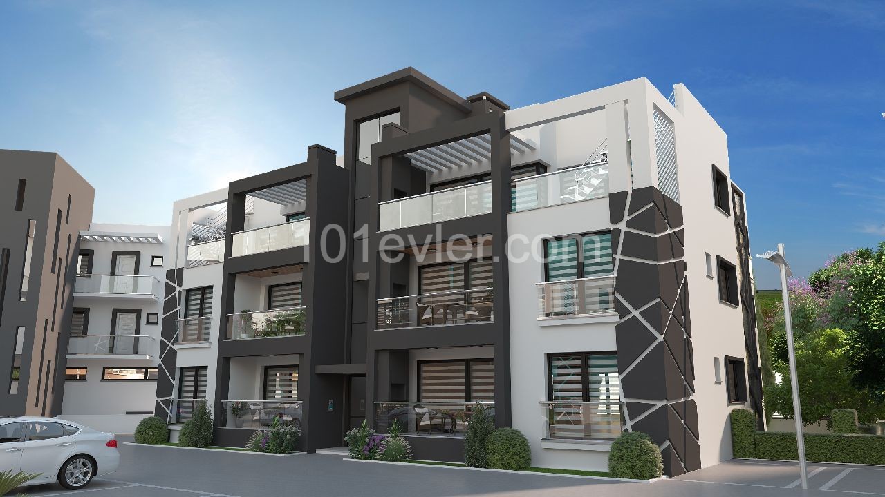 160 m2 3+1 Luxuswohnungen in Zypern Kyrenia ALSANCAK ** 