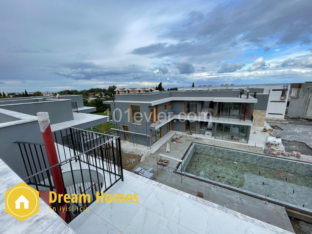 1 + 1 Penthouse zu verkaufen in Zypern Kyrenia Alsancak ** 