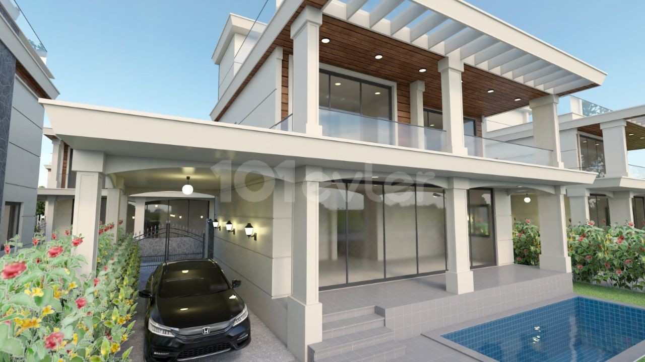 3+1 LUXURY VILLA FOR SALE WITH PRIVATE POOL IN KYRENIA LAPTA, CYPRUS ** 