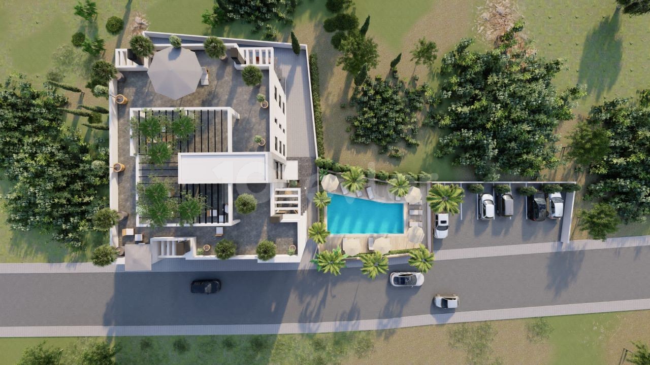 2+1 LUXURY APARTMENTS FOR SALE IN ALSANCAK, KYRENIA, CYPRUS, WITH ON-SITE, EN SUITE BATHROOM, SHARED SWIMMING POOL ** 