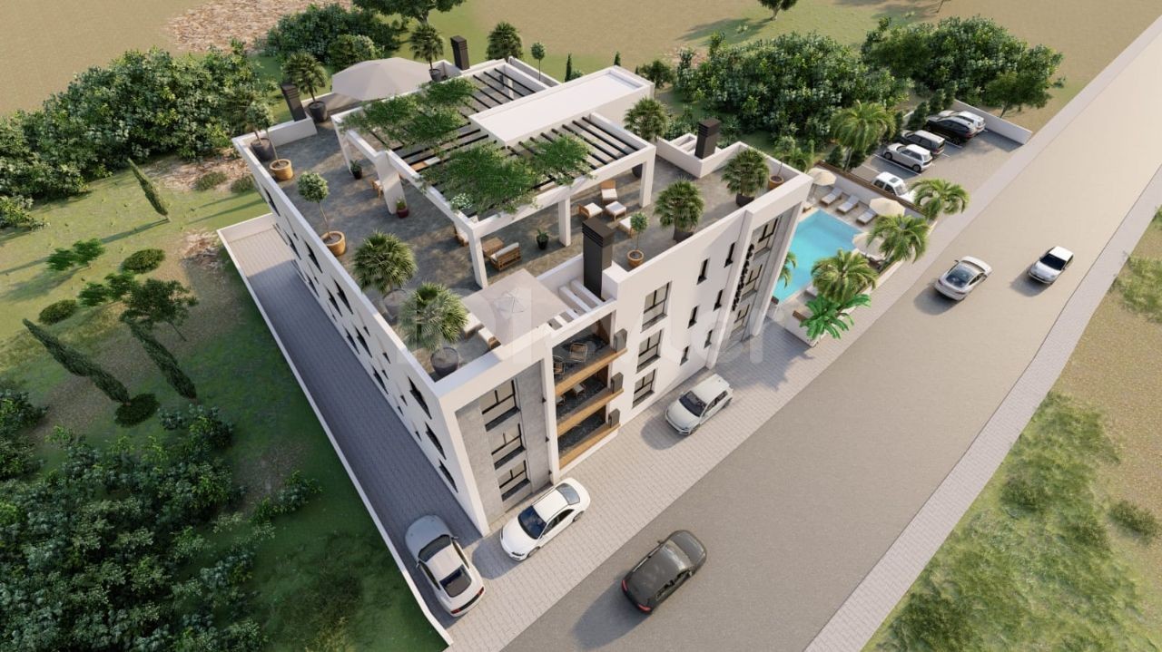 2+1 LUXURY APARTMENTS FOR SALE IN ALSANCAK, KYRENIA, CYPRUS, WITH ON-SITE, EN SUITE BATHROOM, SHARED SWIMMING POOL ** 