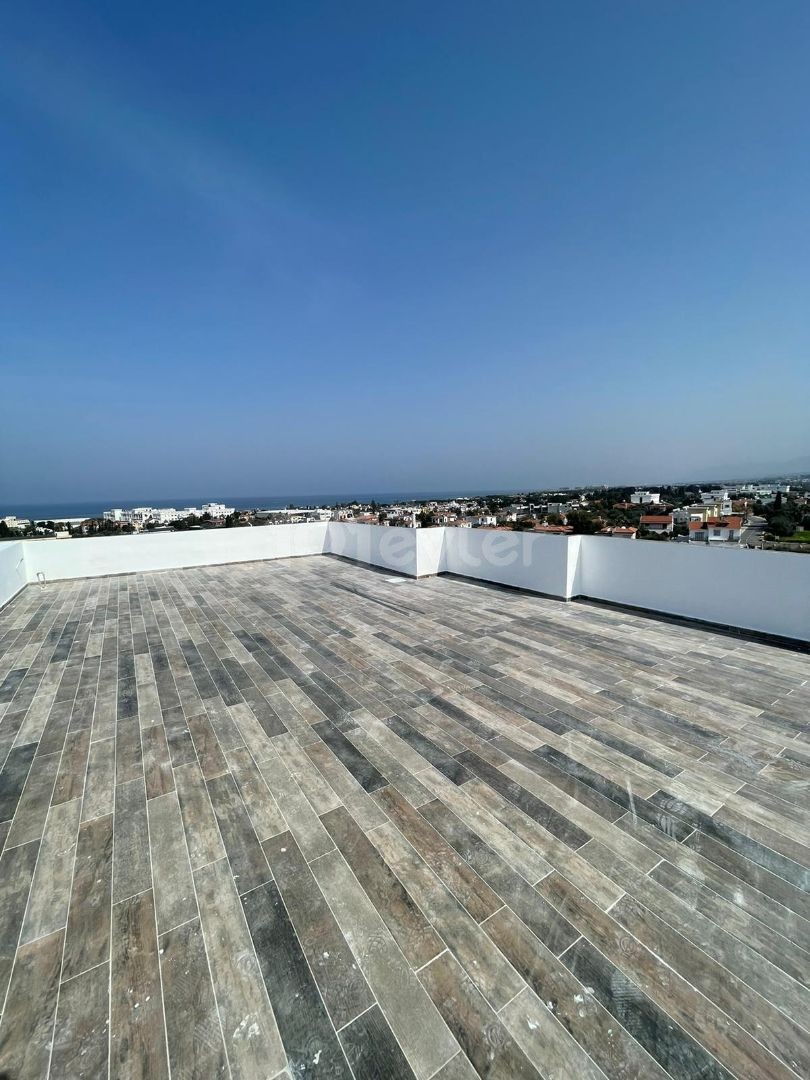 CYPRUS KYRENIA 3 + 1 LUXURY APARTMENT FOR SALE ON BELLAPAIS ROAD WITH MAGNIFICENT MOUNTAIN AND SEA VIEWS, INDOOR PARKING AND COMMERCIAL PERMIT ** 