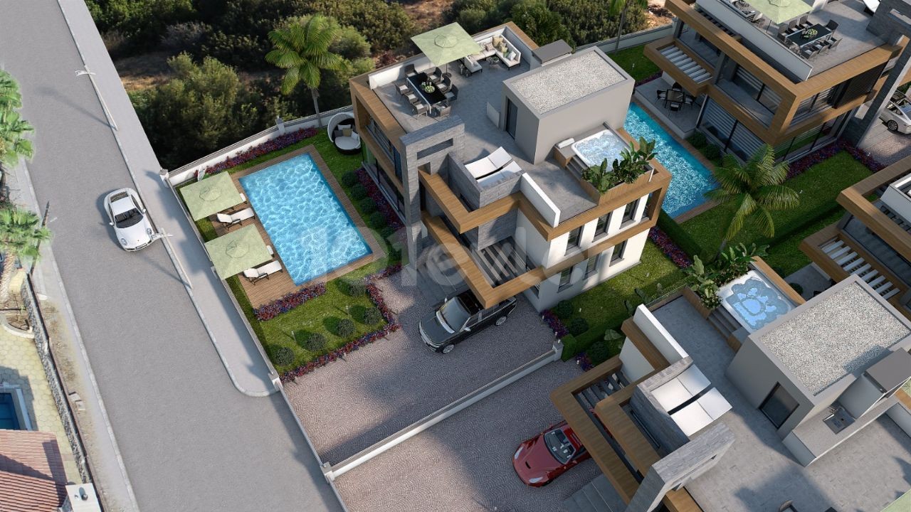 4+1 LUXURIOUS VILLA WITH AND WITHOUT A POOL FOR SALE IN ÇATALKOY, CYPRUS, GIRNE