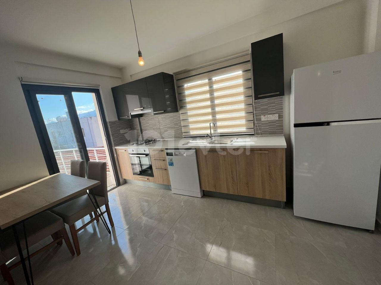 2+1 FLAT FOR SALE IN ALSANCAK, GIRNE, CYPRUS, VAT AND TRANSFORMER PAID, FULLY FURNISHED, WITH STUNNING MOUNTAIN VIEWS