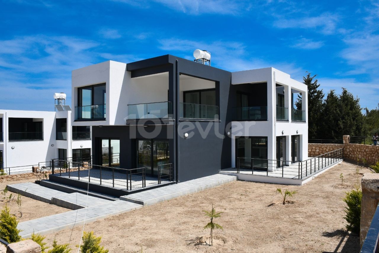 3+1 MOUNTAIN AND SEA VIEW MODERN VILLAS FOR SALE IN CYPRUS GIRNE ÇATALKÖY