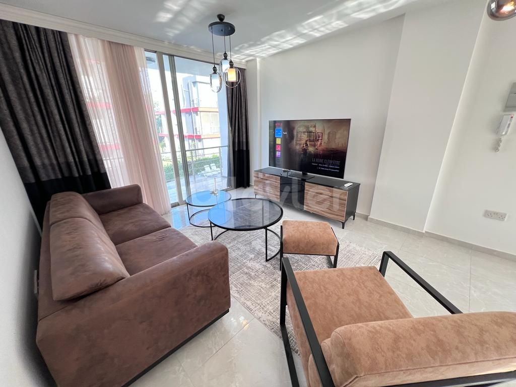 KIBRIS GİRNE ALSANCAK'TA HAVUZLU SİTEDE FULL EŞYALI KİRALIK  2+1 DAİRE