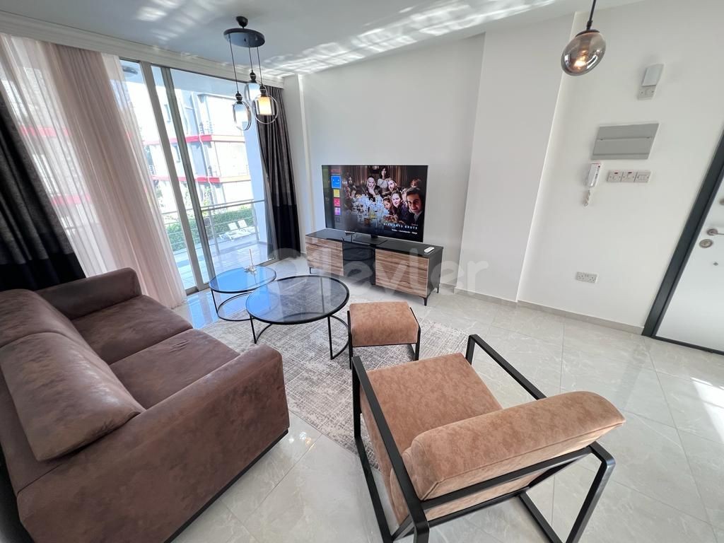 KIBRIS GİRNE ALSANCAK'TA HAVUZLU SİTEDE FULL EŞYALI KİRALIK  2+1 DAİRE