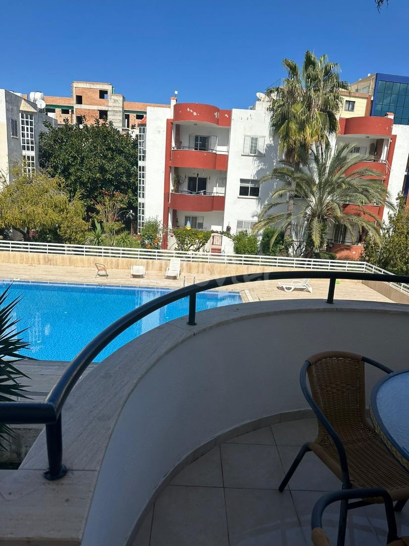 3+1 FLAT FOR RENT IN A SITE WITH POOL IN GIRNE CENTER, CYPRUS