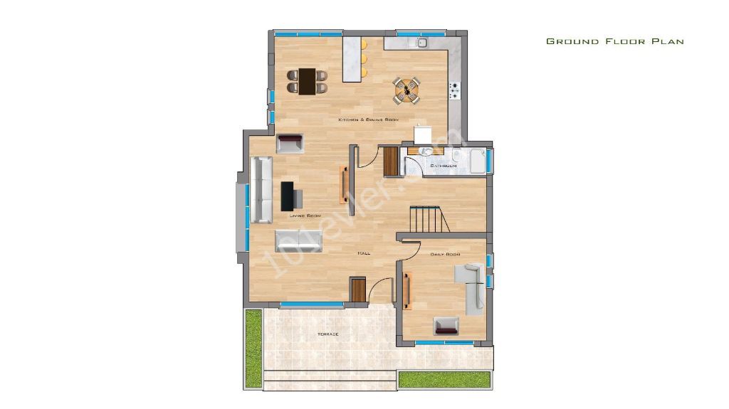 Bellapais 'de 4+1 Satılık  villa