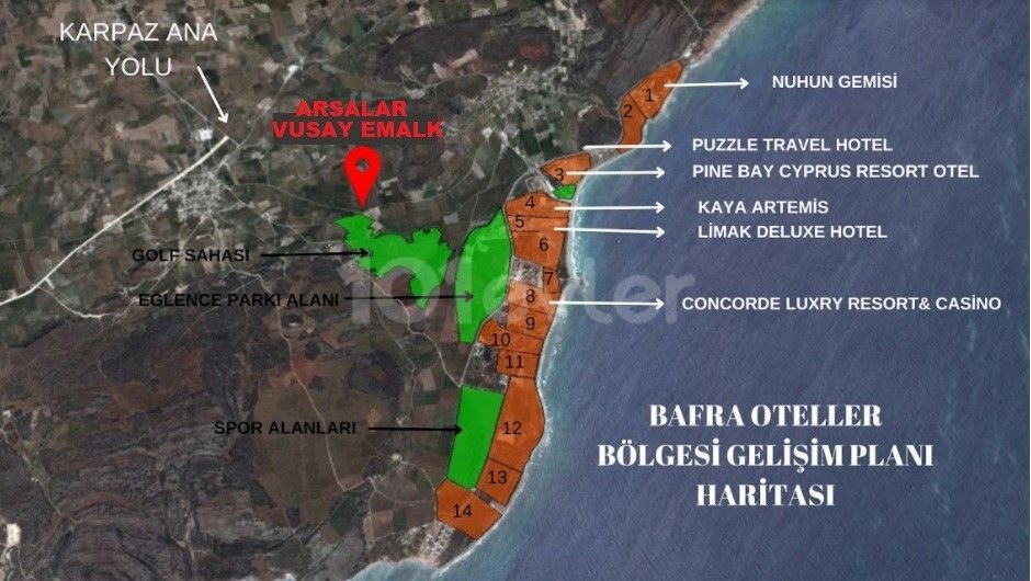 bafra bölgesi 25000 stg 55m2 10000stg peşinat 24 ay vade farlasız ödeme