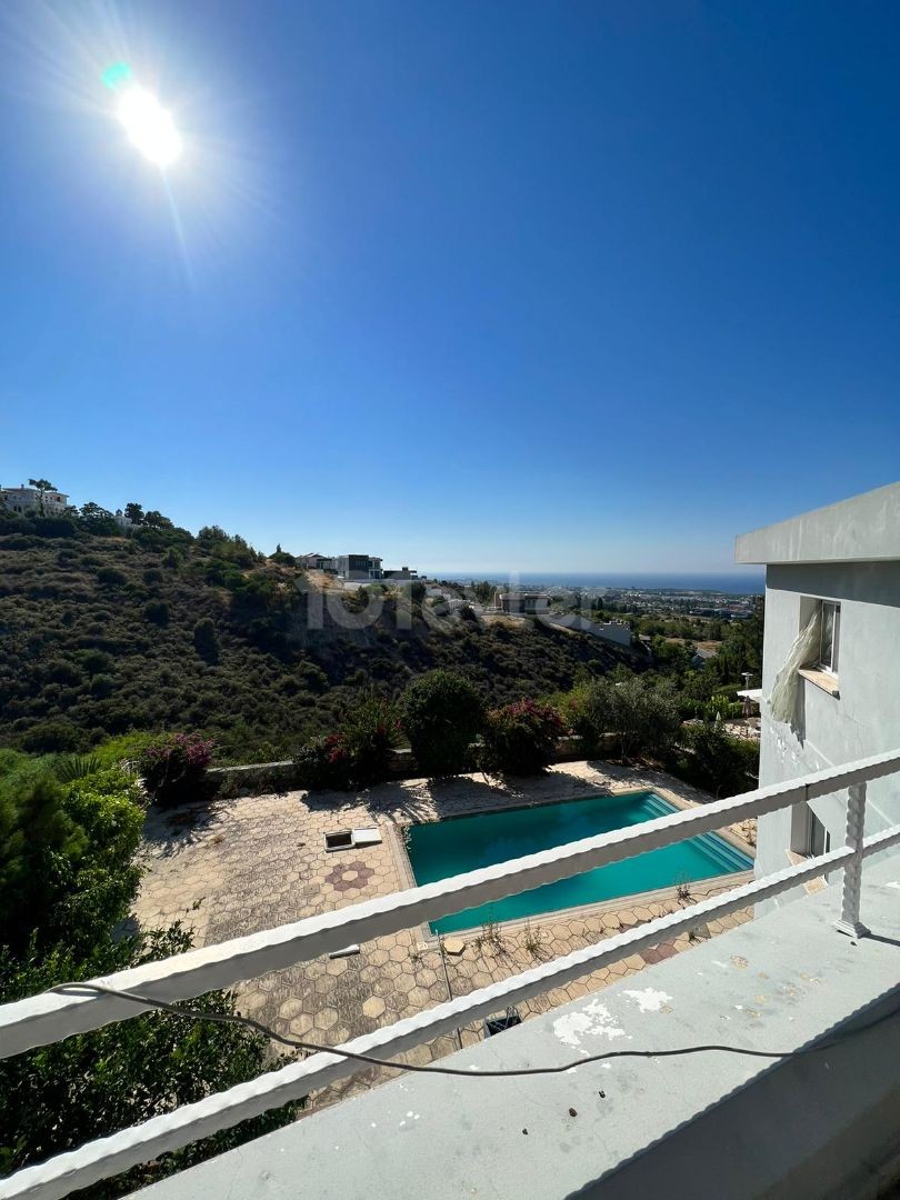 900m2 plot excellent view eziç arkasi 5 +Dec villa ** 