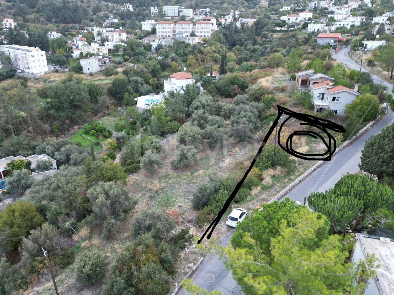 Residential Zoned Plot For Sale in Lapta, Kyrenia