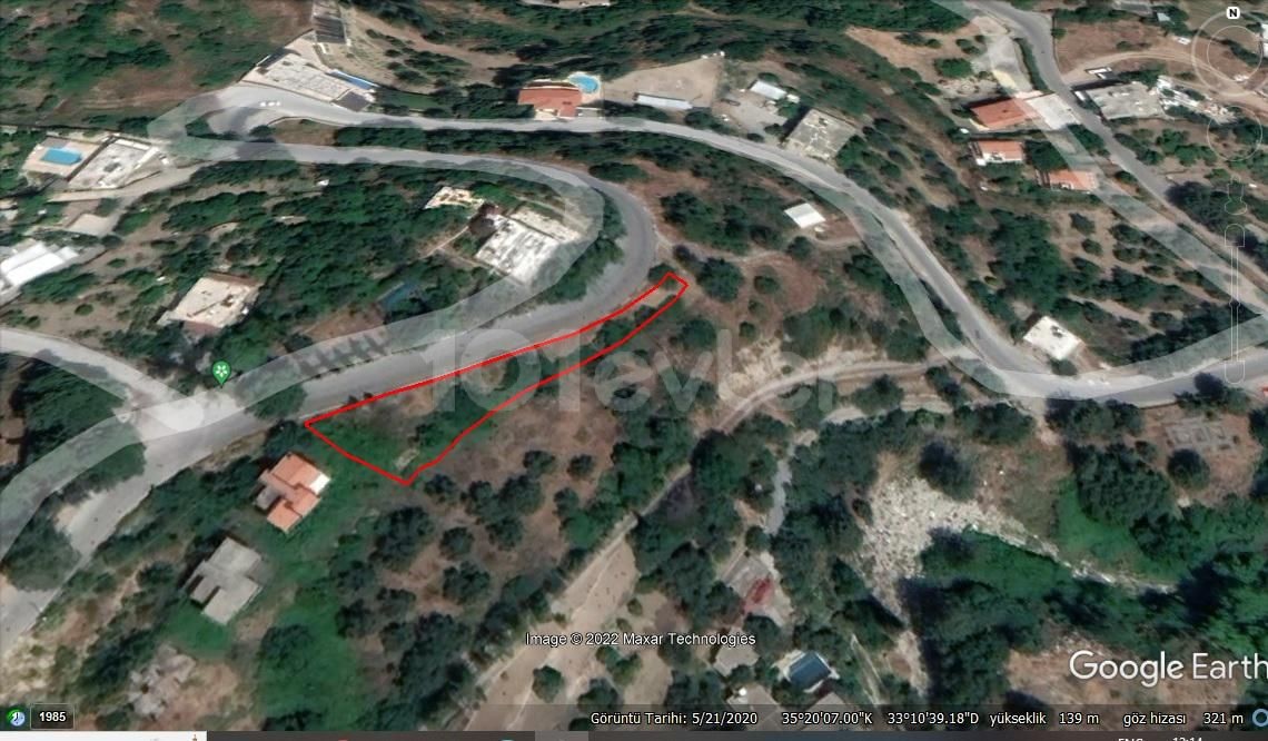 Residential Zoned Plot For Sale in Lapta, Kyrenia