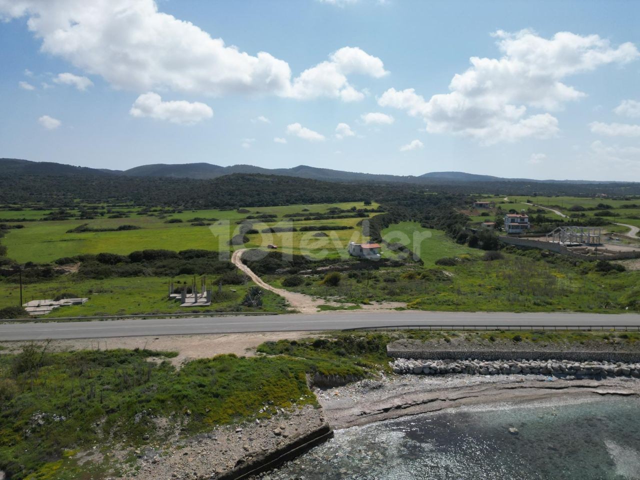 ganz in der Nähe des Karpaz Gate Yachthafens hervorragende Aussicht auf das Meer 