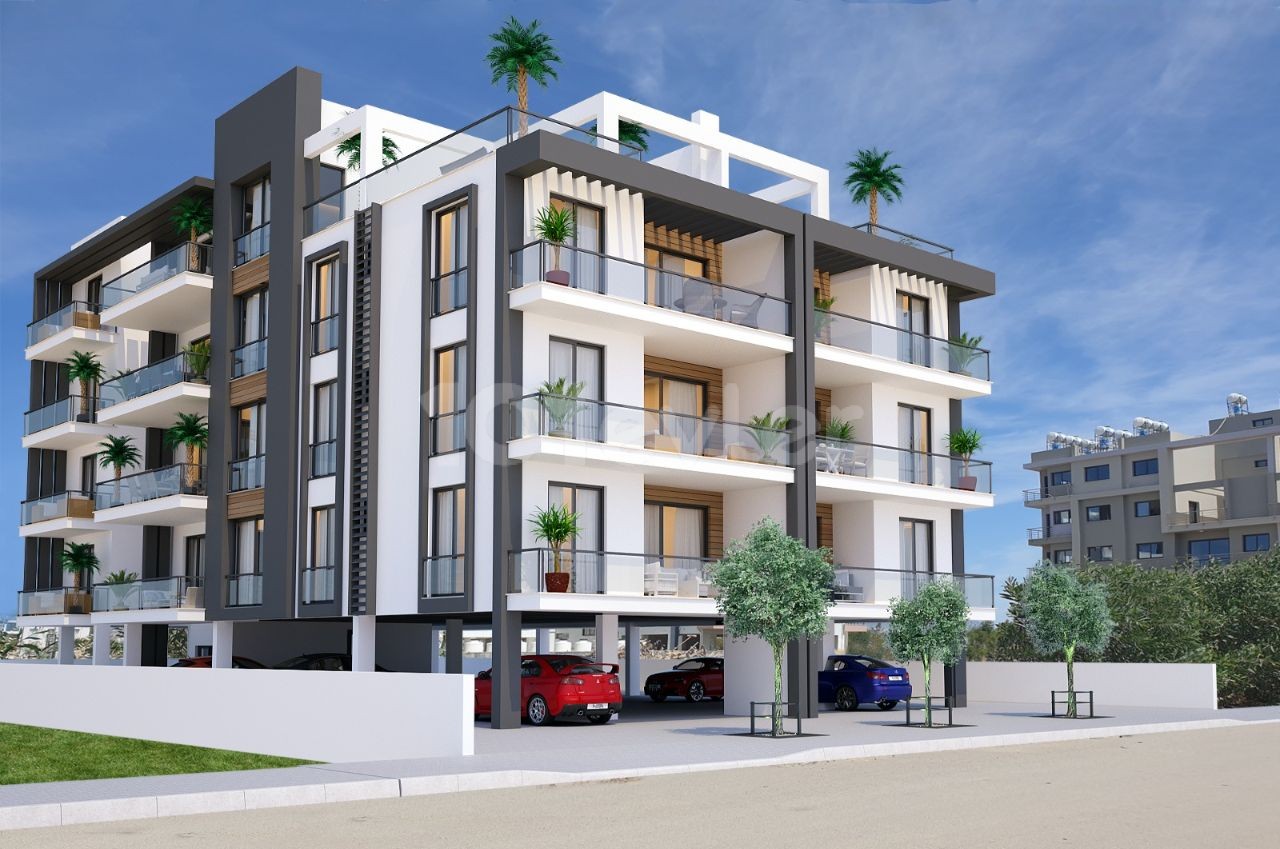 2+1 apartments for sale in Kucuk Kaymakli district 