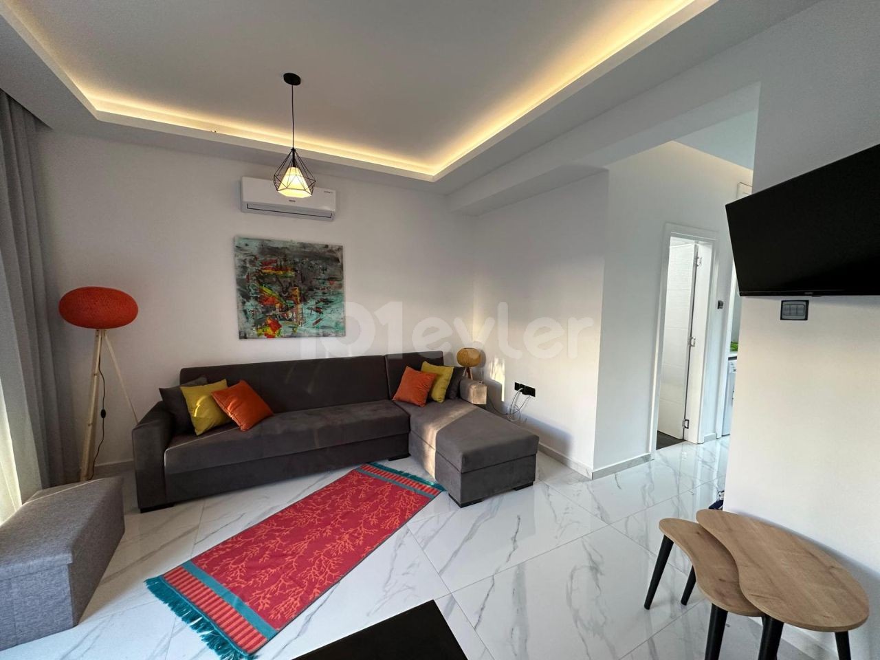 1+1 Flat for Daily Rent in Alsancak