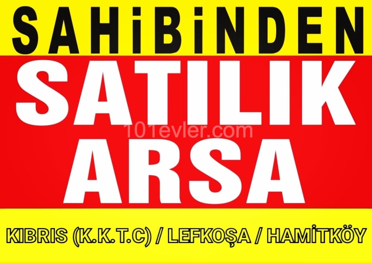 2308 m2 land with Turkish title in Hamitköy, next to the New Ring Road ** 