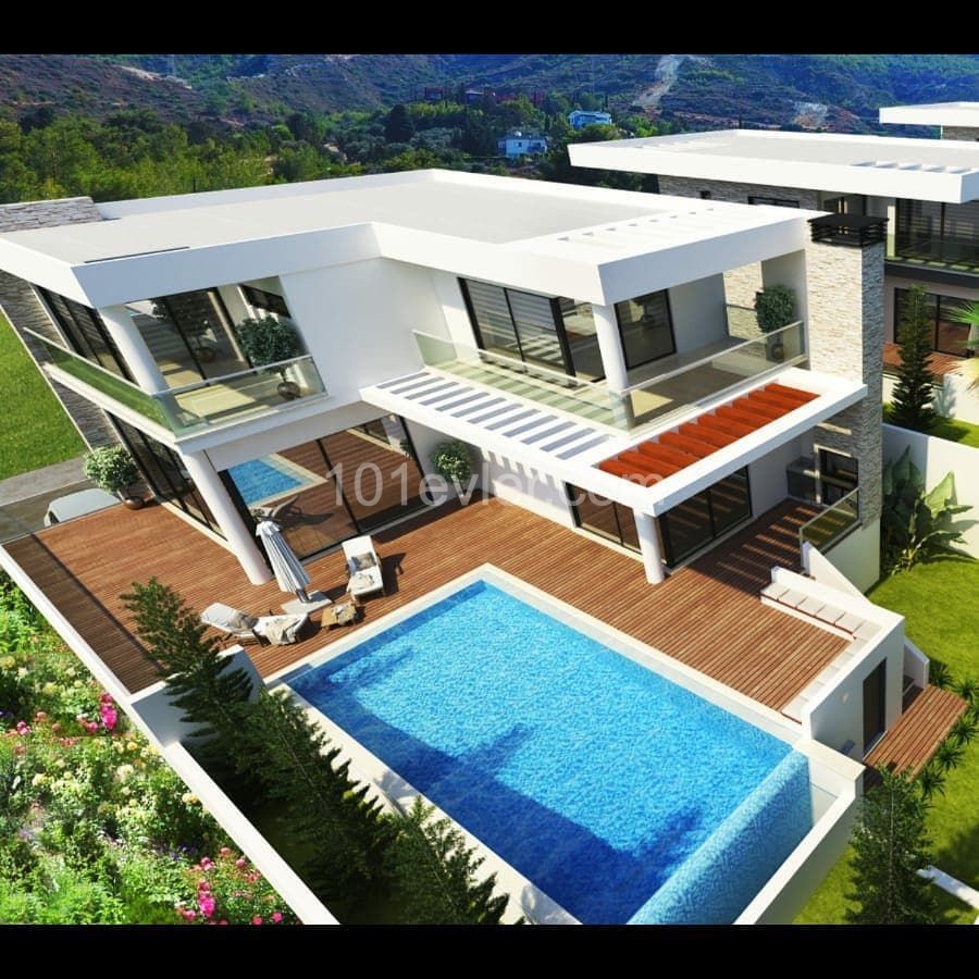 4+1 ULTRA LUXURY VILLAS IN KYRENIA (WITH MOUNTAIN AND SEA VIEWS) ** 