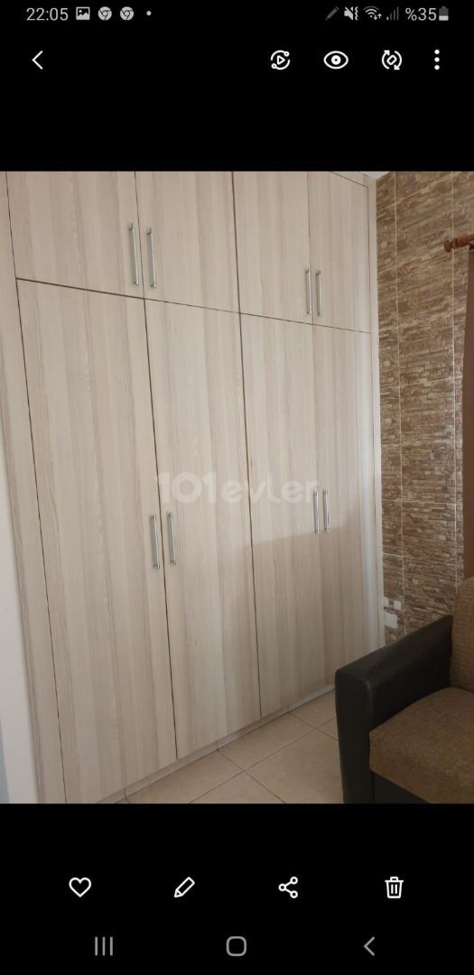 2 + 1 FULLY FURNISHED RENTAL APARTMENT WITH ANNUAL ADVANCE PAYMENT OF 5500 TL IN KAYMAKLI (GARDEN) (AVAILABLE ON October 14) ** 