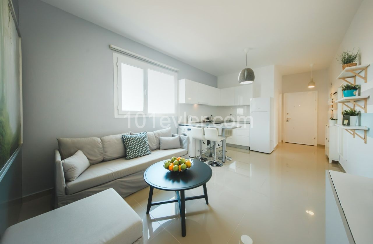 STUDIO flat for sale in Iskele-Long beach area, with interest-free installments up to 72 months. ** 