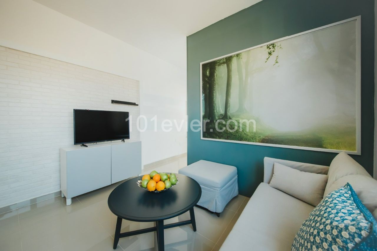 STUDIO flat for sale in Iskele-Long beach area, with interest-free installments up to 72 months. ** 