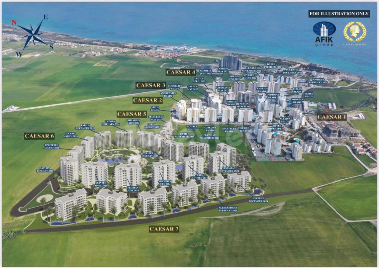 2+1 apartments for sale in Iskele Long Beach district. Квартира 2+1 на продажу. ** 