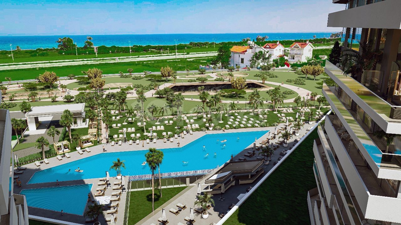 İskele Long Beach'de, Querencia Sitesinde Satılık 3+1 Daire