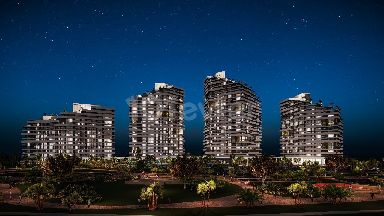 İskele Long Beach'de, Querencia Sitesinde Satılık 2+1 Daire