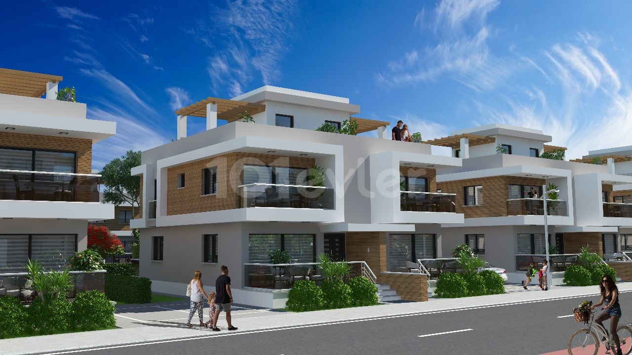 Long Beach/3+1 site içinde satılık/taksitli villa