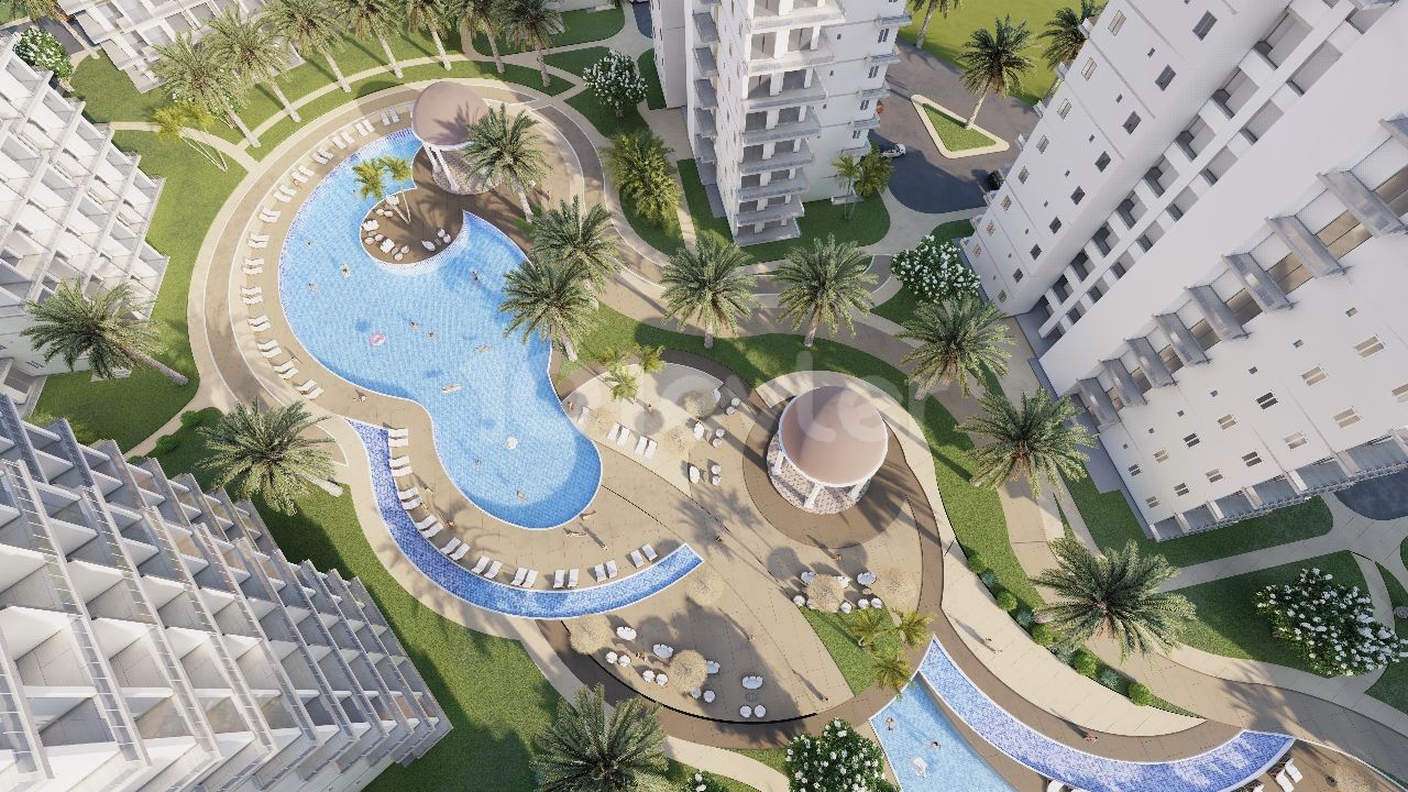 3+1 Penthouse At Caesar Blue In Iskele Bogaz, 200 Meters From The Sea, In 48 Monthly Interest-Free Installments. 6%Cashback